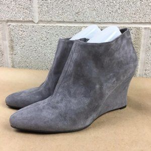 Cole Haan Jordyn Suede Wedge Booties , Size 9.